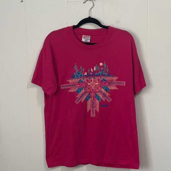 Vintage Hanes Single Stitch Arizona Graphic T-Shirt Large - Picture 1 of 7